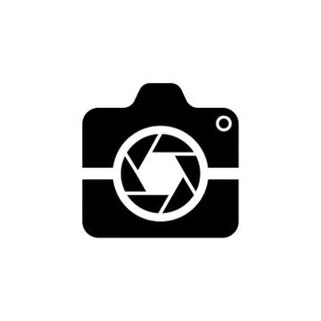 Camera Icon Logo Vector Illustration. Photo Camera icon design vector templat Stockillustratie