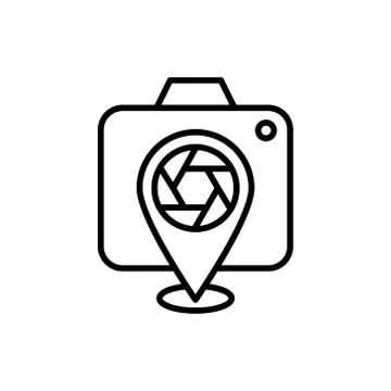 Camera Icon Logo Vector Illustration. Photo Camera icon design vector templat Stock Illustration
