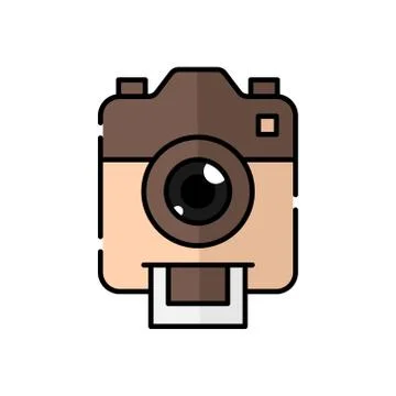 Camera Icon Logo Vector Illustration. Photo Camera icon design vector templat Stock-Illustration