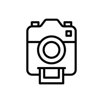 Camera Icon Logo Vector Illustration. Photo Camera icon design vector templat 스톡 일러스트