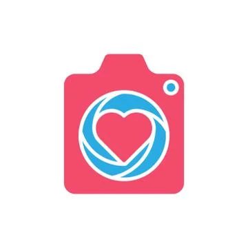 Camera Icon Logo Vector Illustration. Photo Camera icon design vector templat Stock-Illustration