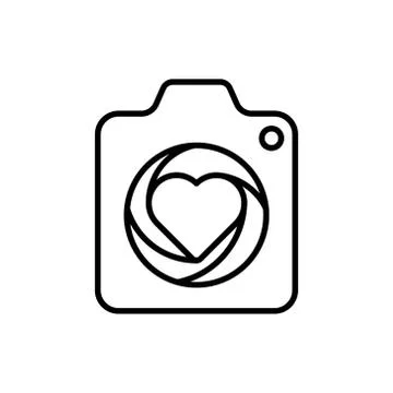 Camera Icon Logo Vector Illustration. Photo Camera icon design vector templat Stock-Illustration