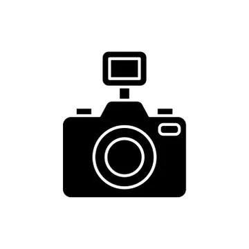Camera Icon Logo Vector Illustration. Photo Camera icon design vector templat Stock-Illustration