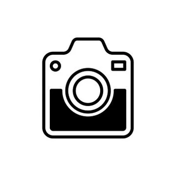 Camera Icon Logo Vector Illustration. Photo Camera icon design vector templat Stock-Illustration