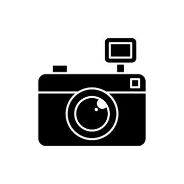 Camera Icon Logo Vector Illustration. Photo Camera icon design vector templat Stockillustratie