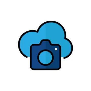 Camera Icon Logo Vector Illustration. Photo Camera icon design vector templat Stock Illustration