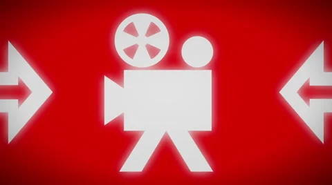 Camera icon. looping. Stock Footage 59972321