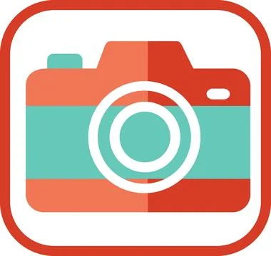 Camera icon for product image capture Stock Illustration