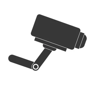Camera icon. Security system design. Vector graphic Stock Illustration