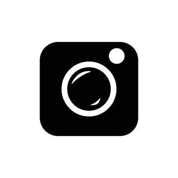 Camera icon. Simple flat ui style camera sign illustration. Stock Illustration