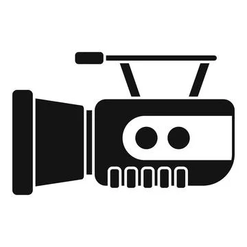 Camera icon simple . Video camcorder Stock Illustration