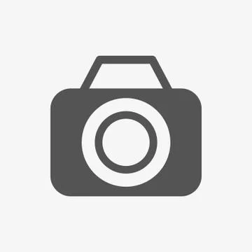 Camera icon stock vector illustration flat design Stock Illustration