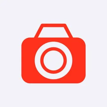 Camera icon stock vector illustration flat design Ilustração Stock