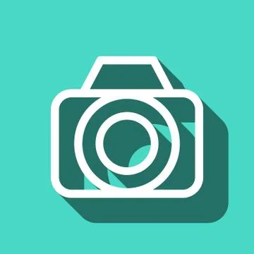 Camera icon stock vector illustration flat design Stock Illustration