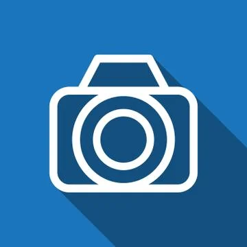 Camera icon stock vector illustration flat design 스톡 일러스트