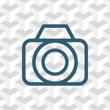 Camera icon stock vector illustration flat design Stock Illustration