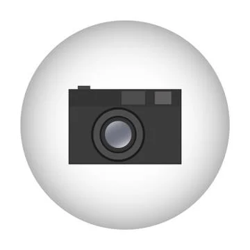 Camera icon symbol design. Vector template illustration. Classic Photographic Stock Illustration