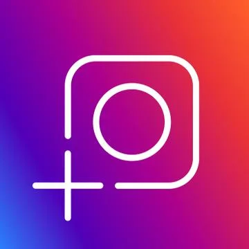 Camera Icon in trendy flat style on colored background. Camera symbol for you Illustrazione stock