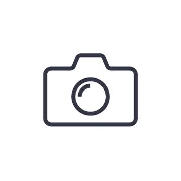 Camera Icon in trendy flat style isolated on colorful background. Camera symbol 스톡 일러스트