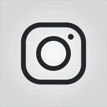 Camera Icon in trendy flat style isolated on grey background. Camera symbol for Stock Illustration