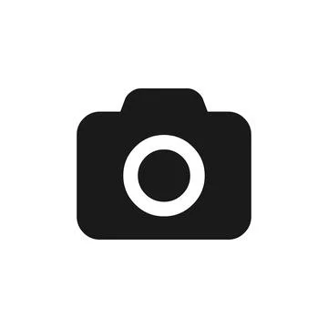 Camera Icon in trendy flat style isolated on white background. Camera symbol  Stock Illustration