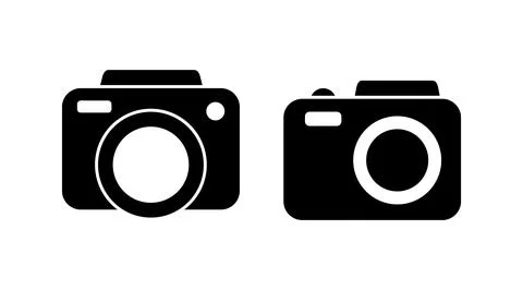Camera Icon in trendy flat style isolated. Camera symbol web site design Stock Illustration
