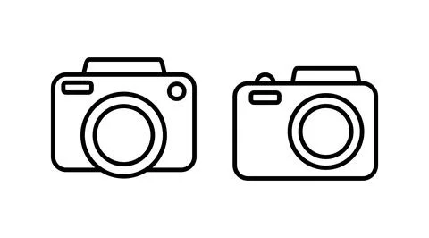 Camera Icon in trendy flat style isolated. Camera symbol web site design Stock Illustration