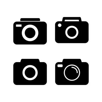 Camera Icon in trendy flat style isolated. Camera symbol web site design Stock Illustration
