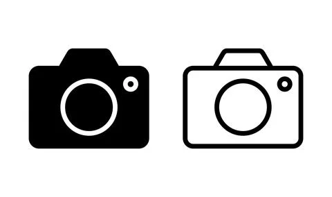 Camera Icon in trendy flat style isolated. Camera symbol web site design Stock Illustration