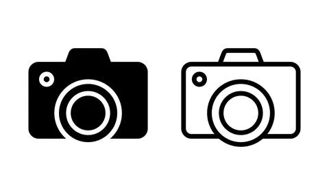 Camera Icon in trendy flat style isolated. Camera symbol web site design Stock Illustration