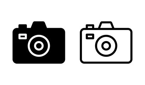 Camera Icon in trendy flat style isolated. Camera symbol web site design Stock-Illustration