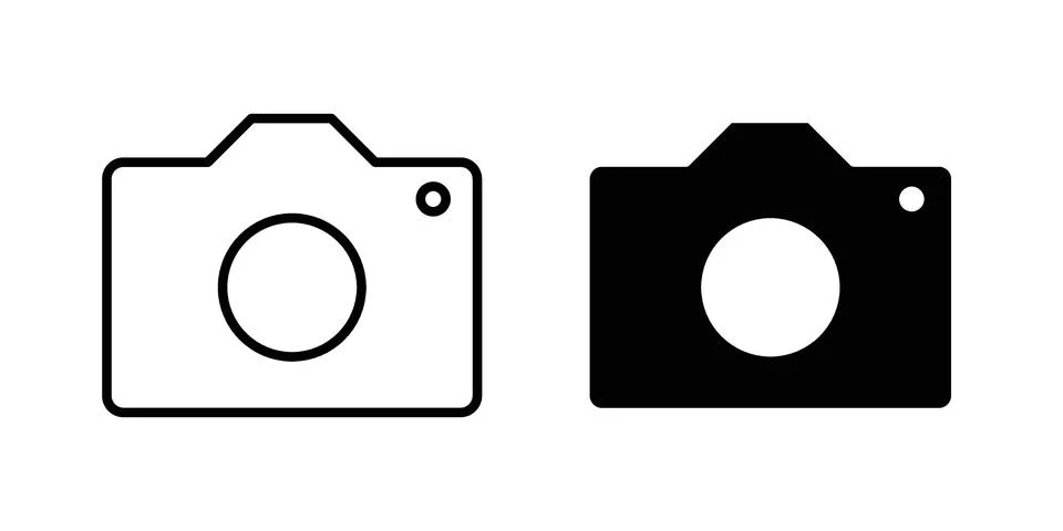 Camera icon vector design illustrations 스톡 일러스트