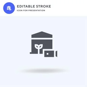 Camera icon vector, filled flat sign, solid pictogram isolated on white, logo Stock Illustration