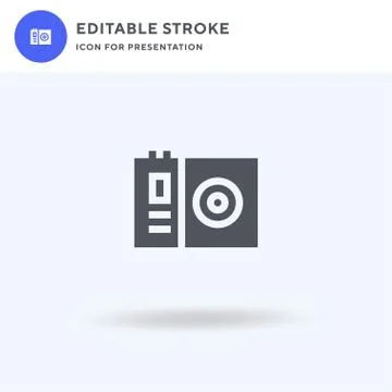 Camera icon vector, filled flat sign, solid pictogram isolated on white, logo イラスト素材