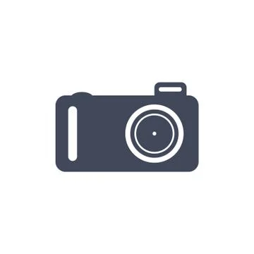 Camera Icon Vector flat design style Stock Illustration