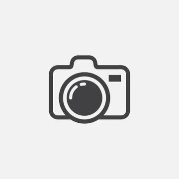 Camera icon vector Stock Illustration