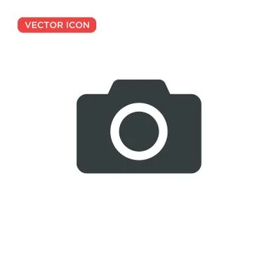 Camera Icon Vector Illustration Design Stock Illustration
