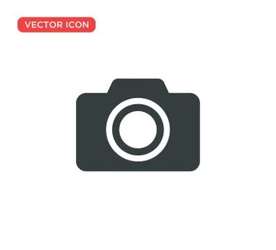 Camera Icon Vector Illustration Design Stock Illustration