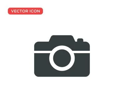 Camera Icon Vector Illustration Design Stock Illustration