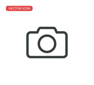 Camera Icon Vector Illustration Design Stock Illustration
