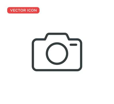 Camera Icon Vector Illustration Design Stock Illustration