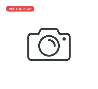Camera Icon Vector Illustration Design Stock Illustration