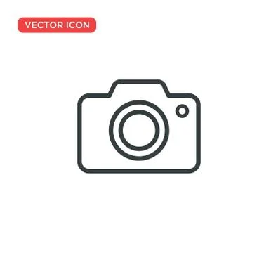 Camera Icon Vector Illustration Design Stock Illustration