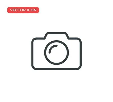Camera Icon Vector Illustration Design Stock Illustration