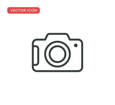 Camera Icon Vector Illustration Design Stock Illustration