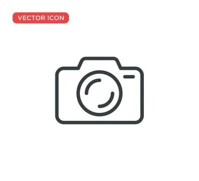 Camera Icon Vector Illustration Design Illustrazione stock
