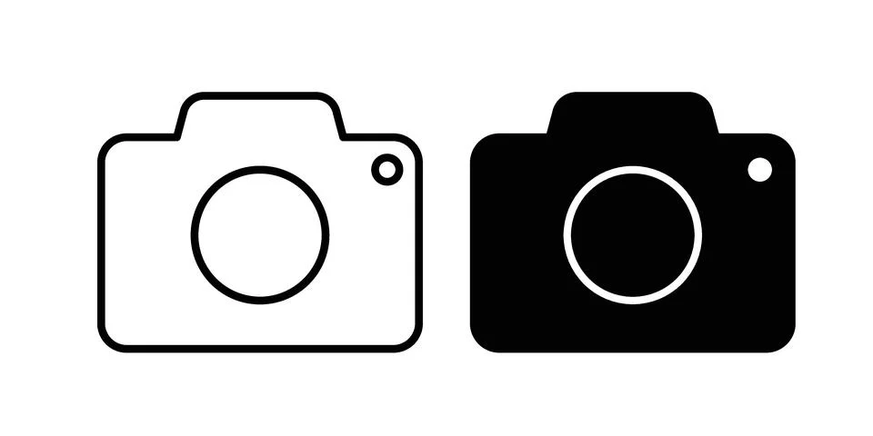 Camera icon vector, illustration icon set 스톡 일러스트