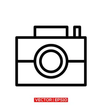 Camera Icon Vector Illustration Stock Illustration