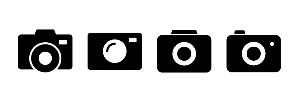 Camera icon vector illustration. photo camera sign and symbol. photography .. 스톡 일러스트