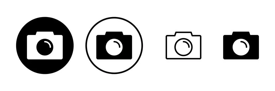 Camera icon vector illustration. photo camera sign and symbol. photography .. Stock Illustration
